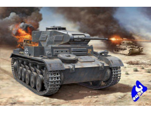Revell maquette militaire 3229 PzKpfw II Ausf. F 1/76