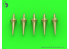 Master Model AM-32-101 Sondes Angle d'attaque Type US x5 1/32