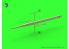 Master Model AM-48-144 F-16XL / F-CK-1 Prototypes Tube pitot &amp; Sondes AOA (Angle d'attaque) 1/48