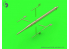 Master Model AM-48-144 F-16XL / F-CK-1 Prototypes Tube pitot &amp; Sondes AOA (Angle d'attaque) 1/48