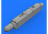 Eduard kit d'amelioration brassin 672162 AN/ALQ-131 (Shallow) ECM Pod 1/72