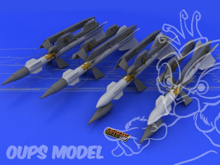 Eduard kit d&39amelioration brassin 648043 R-27R R1 AA-10 Alamo-A 1/48