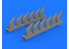 EDUARD Brassin super detaillage 632118 Pipes d'échappement P-51D Revell 1/32