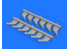 EDUARD Brassin super detaillage 632118 Pipes d'échappement P-51D Revell 1/32