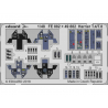 EDUARD photodecoupe avion FE882 Zoom int&eacute;rieur Harrier T.4/T.8 Kinetic 1/48