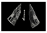 Cmk kit d'amelioration Q72301 Flancs de cockpit P-40 et colonne de contrôle pour kits special hobby 1/72