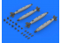 Eduard kit d'amelioration avion brassin 648385 GBU-38 Sans protection thermique 1/48