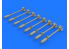 Eduard kit d'amelioration avion brassin 648394 Roquettes Britanniques RP-3 60lb S.A.P. 1/48