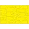 Eduard Express Mask EX581 Messerschmitt Bf 109G verri&egrave;re Erla TFace Eduard 1/48