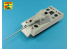 Aber 35L229 Fut de canon Allemand 88mm KwK 43 L/71 "une partie" pour Panther II Amusing Hobby 1/35