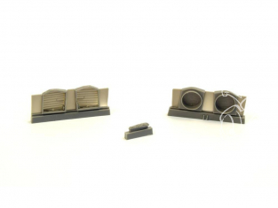 Cmk kit d'amelioration 7389 P-40 Set de train de roulement pour special hobby 1/72