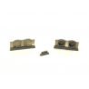 Cmk kit d'amelioration 7389 P-40 Set de train de roulement pour special hobby 1/72