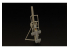 Brengun accessoire diorama avion BRS144032 Rampe remorque pour Bachem Natter Kit en résine et photodecoupe 1/144
