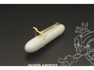 Brengun kit d'amelioration avion BRL32019 Reservoir suplementaire 50gal britanique avec support WWII 1/32