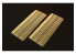 Brengun kit accessoire avion BRL32011 Plaques d'acier perforées PSP 1/32