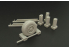 Brengun kit accessoire avion BRL32018 Cales de roue D'avions americain moderne U.S. Navy 1/32
