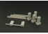 Brengun kit accessoire avion BRL32018 Cales de roue D'avions americain moderne U.S. Navy 1/32