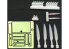 Brengun kit d'amelioration avion BRL48005 Set de correction spitfire pour maquette ICM 1/48