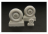 Brengun kit d'amelioration avion BRL48043 Roues d'un Wellington pour maquette Trumpeter 1/48