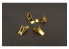 Brengun accessoire diorama avion BRL72027 Arrets de roues moderne pour avion sovietique 1/72