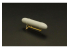 Brengun kit d'amelioration avion BRL72092 Reservoir suplementaire anglais de 50gal 1/72