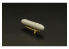Brengun kit d'amelioration avion BRL72092 Reservoir suplementaire anglais de 50gal 1/72