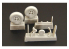 Brengun kit d'amelioration avion BRL48039 Set de roues pour Huricane 1/48