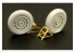 Brengun kit d'amelioration avion BRL48024 Cales de roue Luftwaffe (deux types) 1/48