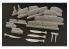 Brengun accessoires pour diorama avion BRL48042 Spitfire MkIX set d'exterieur pour maquette Airfix 1/48