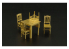 Brengun accessoire diorama avion BRL72013 Tables et chaises 1/72