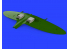 Eduard kit d'amelioration brassin 672173 Spitfire Mk.VIII / IX / XVI Carenages de radiateur Eduard 1/72