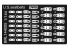 Brengun kit d'amelioration avion BRL144005 US Ceintures pour siege 1/144