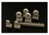 Brengun kit d'amelioration avion BRL144091 Boeing 727-200 roues 1/144