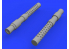 Eduard kit d'amelioration avion brassin 648401 Canons pour Messerschmitt Bf109G-6 Tamiya 1/48