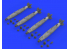 Eduard kit d'amelioration avion brassin 648386 GBU-38 Protégé thermiquement 1/48