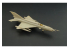 Brengun kit d'amelioration avion BRL144044 Mig 21Bis 2sets pour kit Eduard 1/144