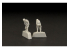 Brengun Figurine avion BRL144081 Pilotes Allemand 2 piéces WWII 1/144