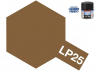 Peinture laque couleur Tamiya LP-25 couleur Marron (forces d'autodéfense terrestres japonaise) 10ml