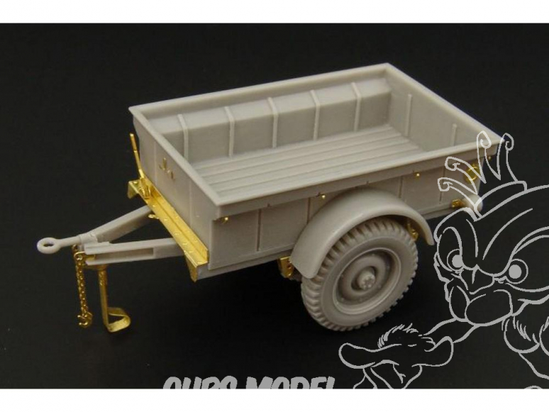 Hauler kit resine HLX48225 Remorque US pour Jeep 1/48