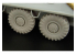 Hauler kit de conversion HLX48377 Roues de BTR-60 pour kit Mikromir 1/48