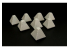 Hauleur accessoire diorama militaire HLX48367 Pièges de char dents de Dragons (en resine) 1/48