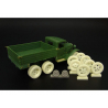 Hauler kit d'amelioration HLX48268 Roues en resine de Gaz-AAA pour maquette UM 1/48