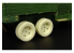 Hauler kit d'amelioration HLX48268 Roues en resine de Gaz-AAA pour maquette UM 1/48