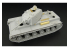 Hauler kit d'amelioration HLX48190 KV-1 modele 1942 simple tourelle pour maquette Hobby Boss 1/48