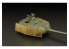 Hauler kit d'amelioration HLX48330 JS-2 Protection de tourelle Armure Stand-off pour kit tamiya 1/48