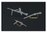 Hauler armes HLX48079 set pour armes de D'infanterie Britanique pour kit Tamiya 1/48
