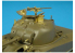 Hauler kit d'amelioration HLX48001 SHERMAN M4 pour kit Tamiya 1/48