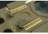 Hauler kit d'amelioration HLX48134 Grilles KV-1 pour kit Tamiya 1/48