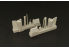 Hauler accessoire diorama HLF48303 Bidons d'huile boîtes et accessoires 1/48