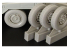 Hauler kit d'amelioration HLX48334 Roues Sd.Kfz 234 Puma pour kit Italeri et Tamiya 1/48
